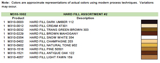 Hard Fill Set #2 Colos