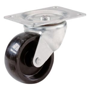 Black Flat Plate Caster