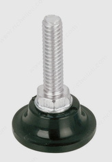 Black Round Foot Leveler Glide